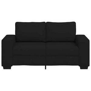 Διθέσιος Καναπές Μαύρος 160x77x82 εκ. Ύφασμα - Pakobazaar