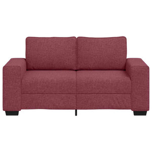 Διθέσιος Καναπές Κόκκινος 160x77x82 εκ. Ύφασμα - Pakobazaar