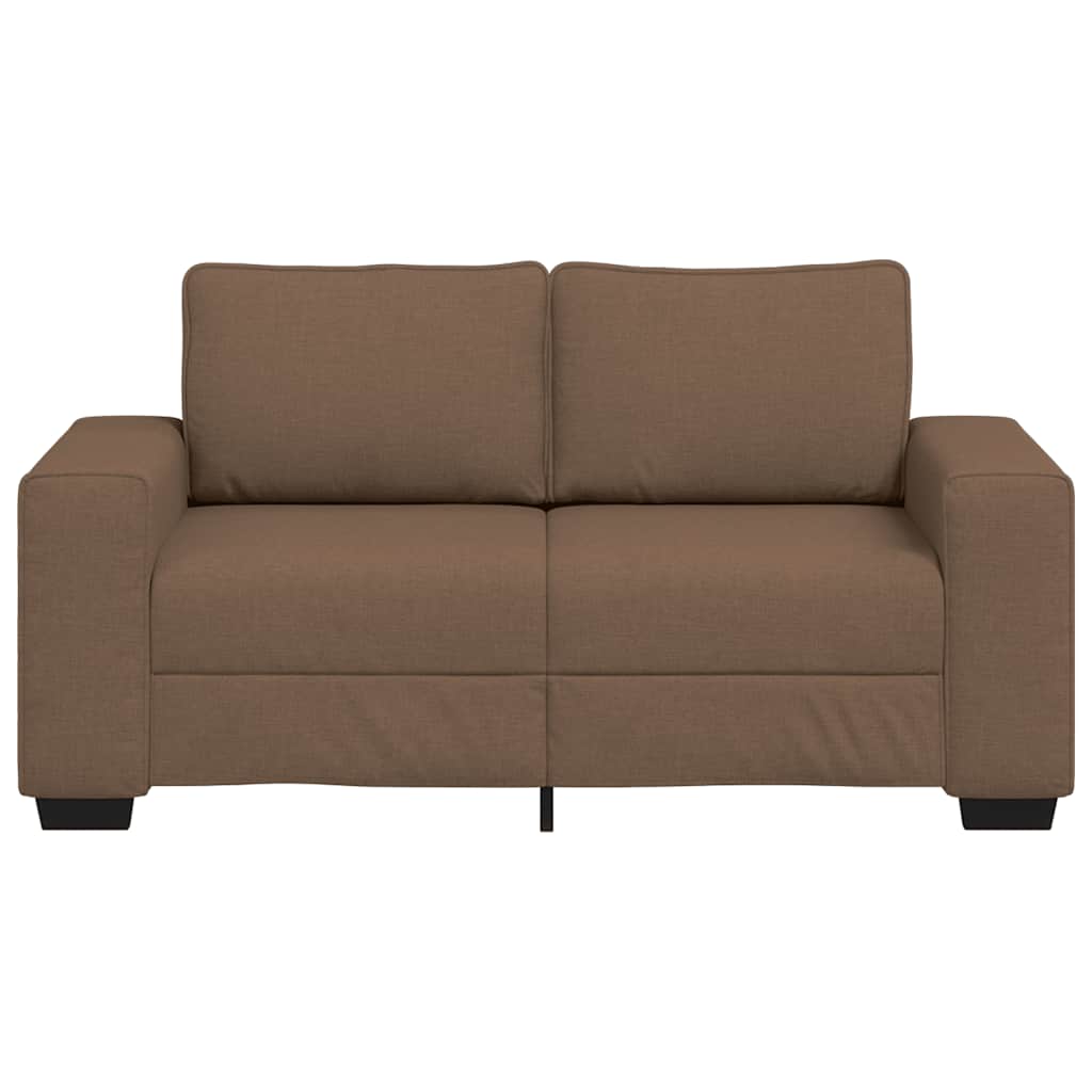 Διθέσιος Καναπές Καφέ 160x77x82 εκ. Ύφασμα - Pakobazaar
