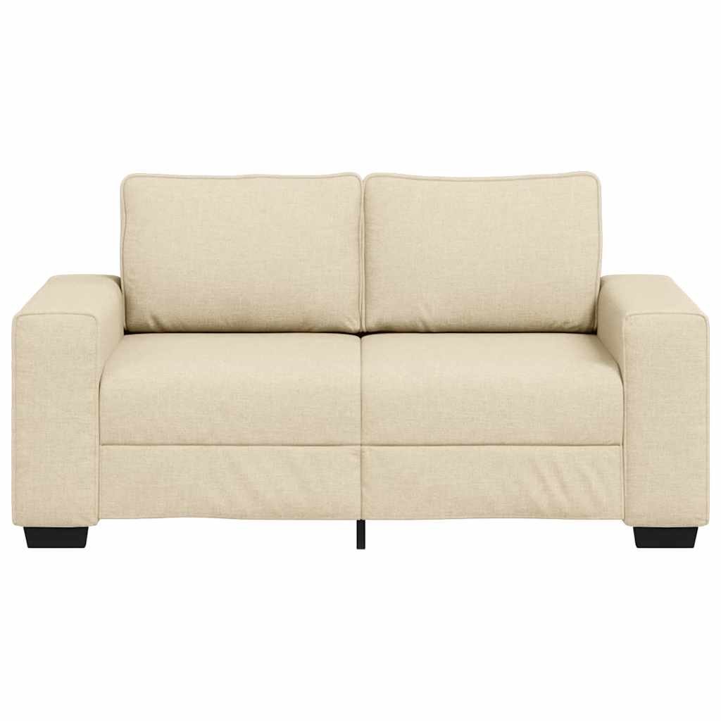 Διθέσιος Καναπές Μπεζ 160x77x82 εκ. Ύφασμα - Pakobazaar