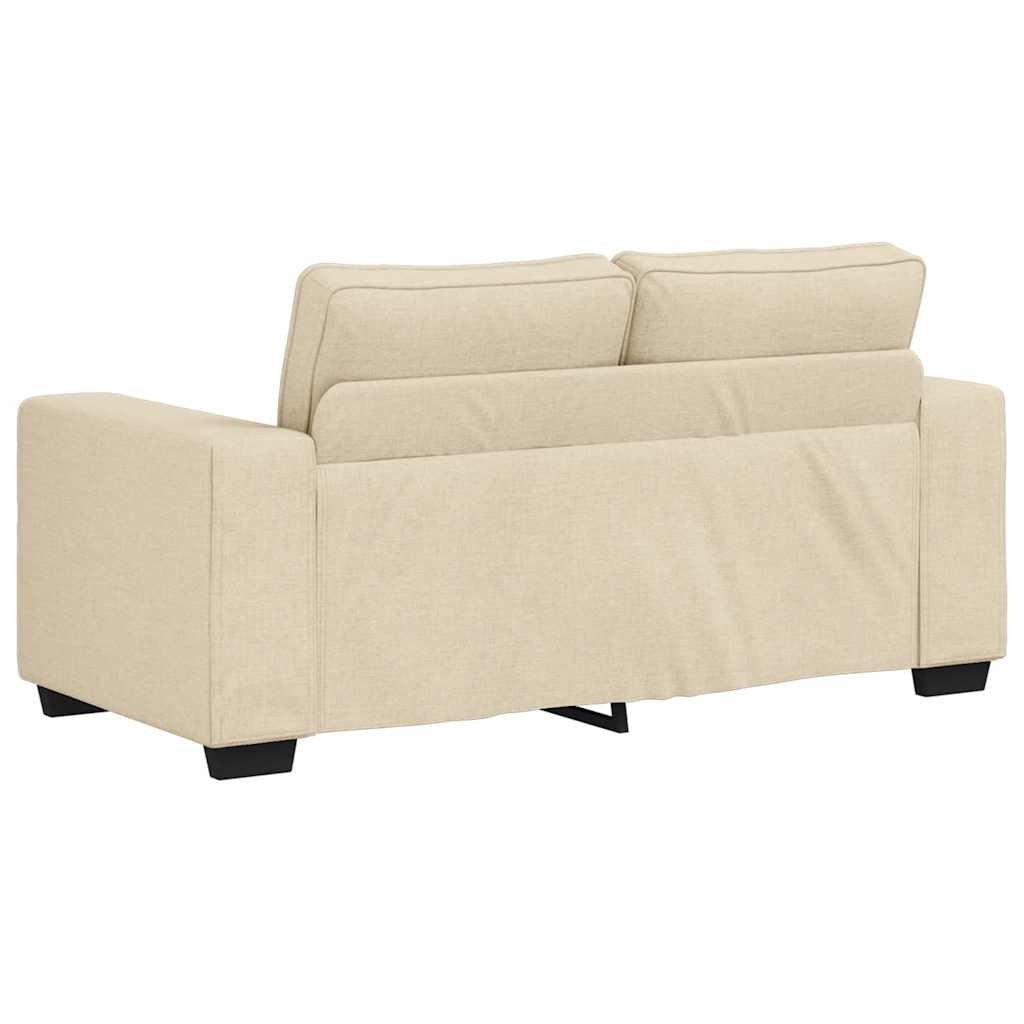 Διθέσιος Καναπές Μπεζ 160x77x82 εκ. Ύφασμα - Pakobazaar