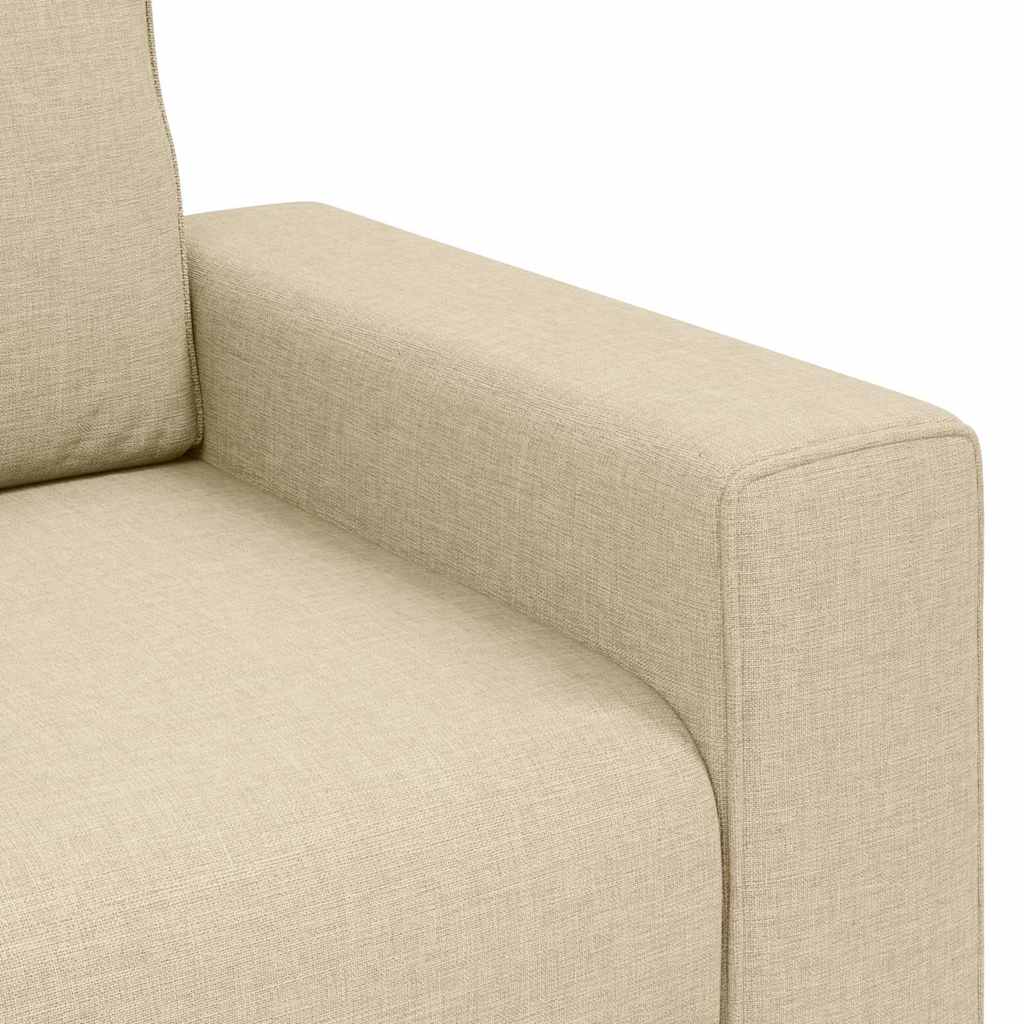 Διθέσιος Καναπές Μπεζ 160x77x82 εκ. Ύφασμα - Pakobazaar