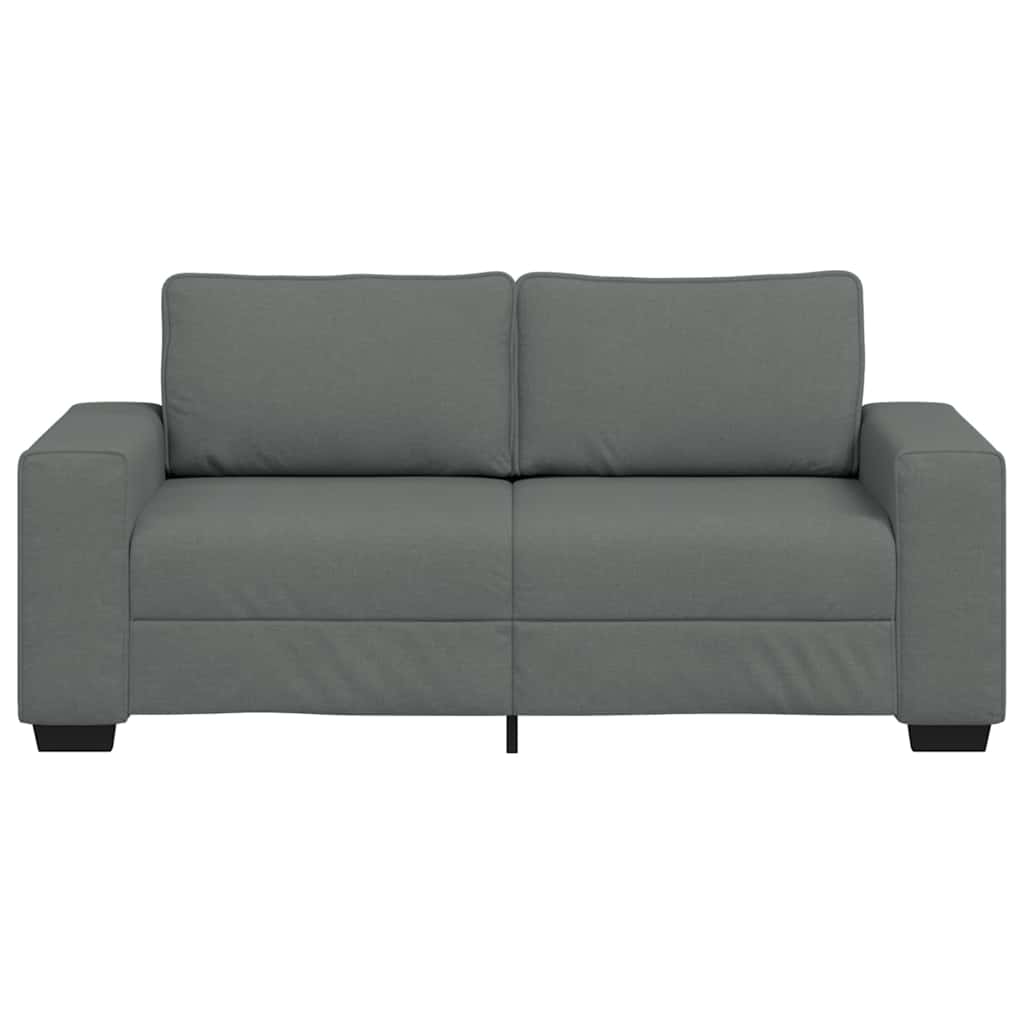 Διθέσιος Καναπές Σκούρο Γκρι 180x77x82 εκ. Ύφασμα - Pakobazaar