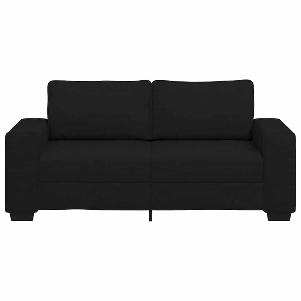 Διθέσιος Καναπές Μαύρος 180x77x82 εκ. Ύφασμα - Pakobazaar
