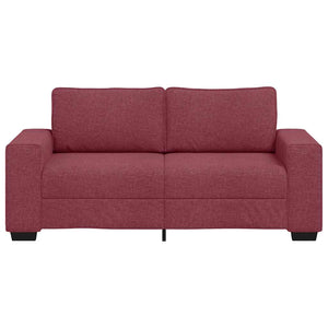 Διθέσιος Καναπές Κόκκινος 180x77x82 εκ. Ύφασμα - Pakobazaar