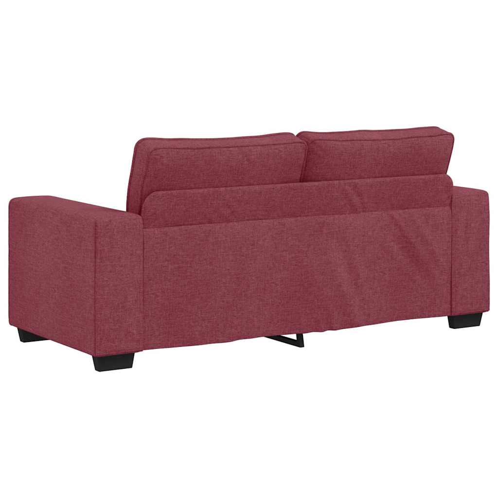 Διθέσιος Καναπές Κόκκινος 180x77x82 εκ. Ύφασμα - Pakobazaar