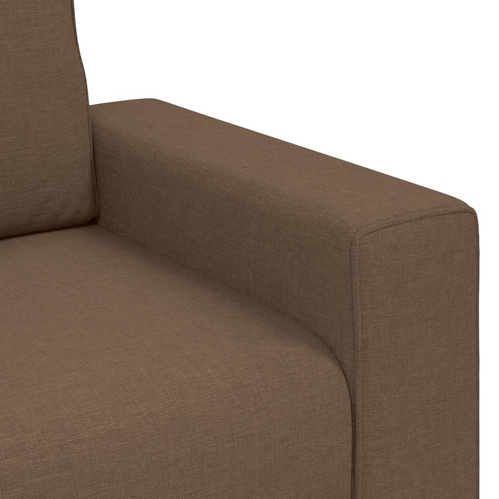Διθέσιος Καναπές Καφέ 180x77x82 εκ. Ύφασμα - Pakobazaar