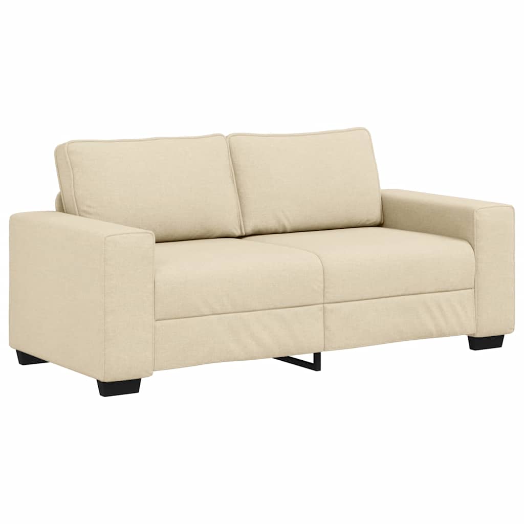Διθέσιος Καναπές Κρεμ 180x77x82 εκ. Ύφασμα - Pakobazaar