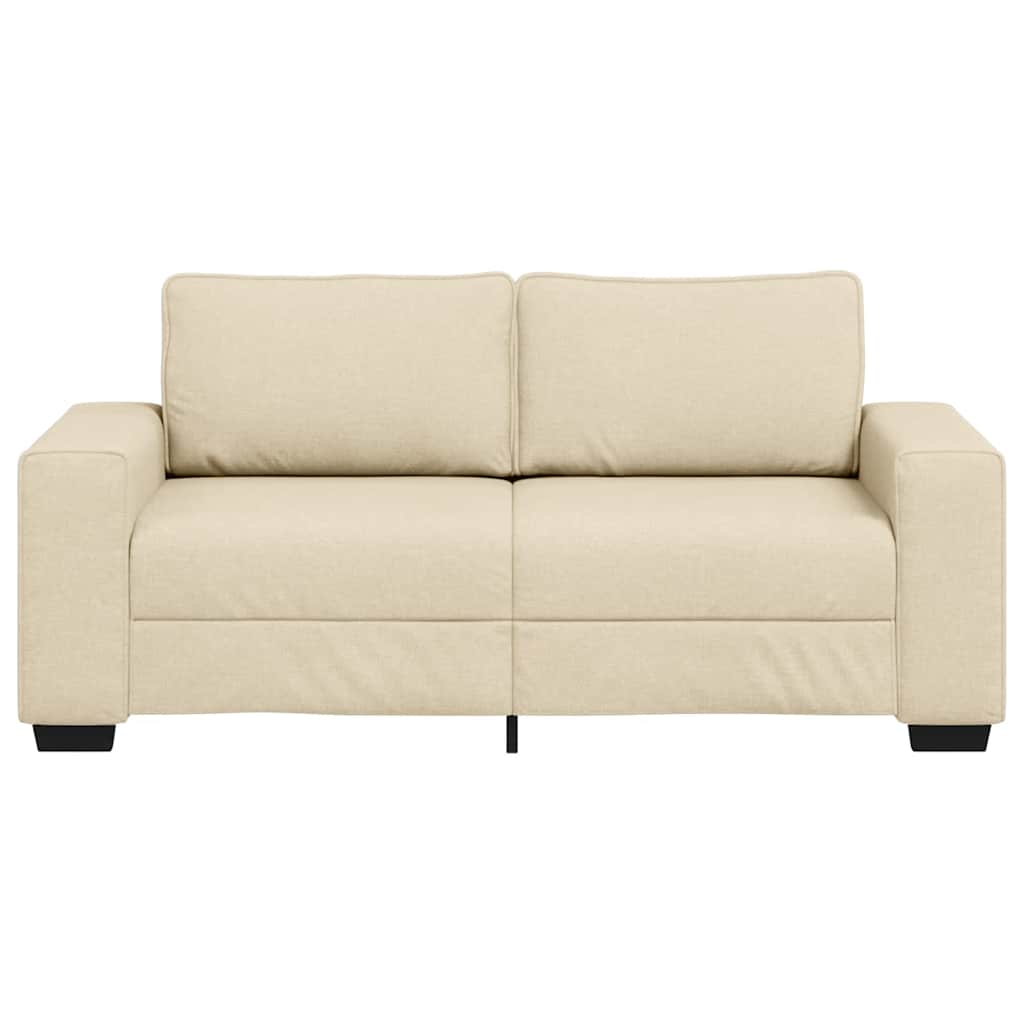Διθέσιος Καναπές Κρεμ 180x77x82 εκ. Ύφασμα - Pakobazaar