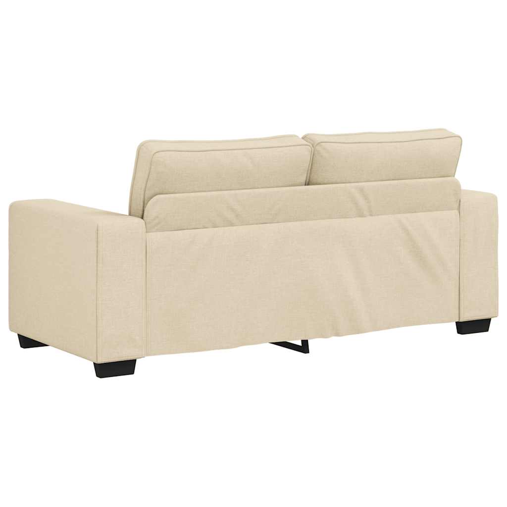 Διθέσιος Καναπές Κρεμ 180x77x82 εκ. Ύφασμα - Pakobazaar