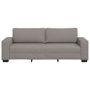 Τριθέσιος Καναπές Μπεζ 220x77x82 εκ. Ύφασμα - Pakobazaar