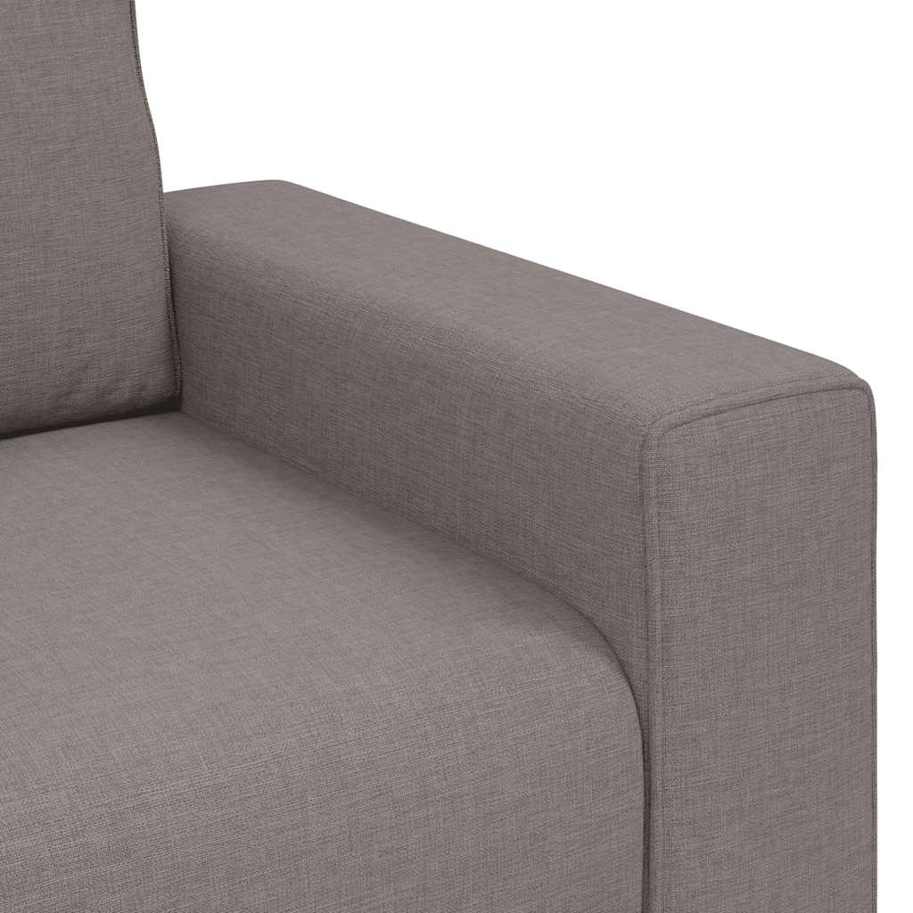 Τριθέσιος Καναπές Μπεζ 220x77x82 εκ. Ύφασμα - Pakobazaar
