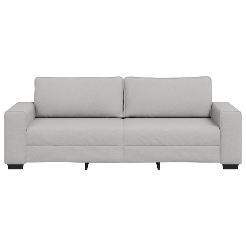 Τριθέσιος Καναπές Cloud Γκρι 220x77x82 εκ. Ύφασμα - Pakobazaar