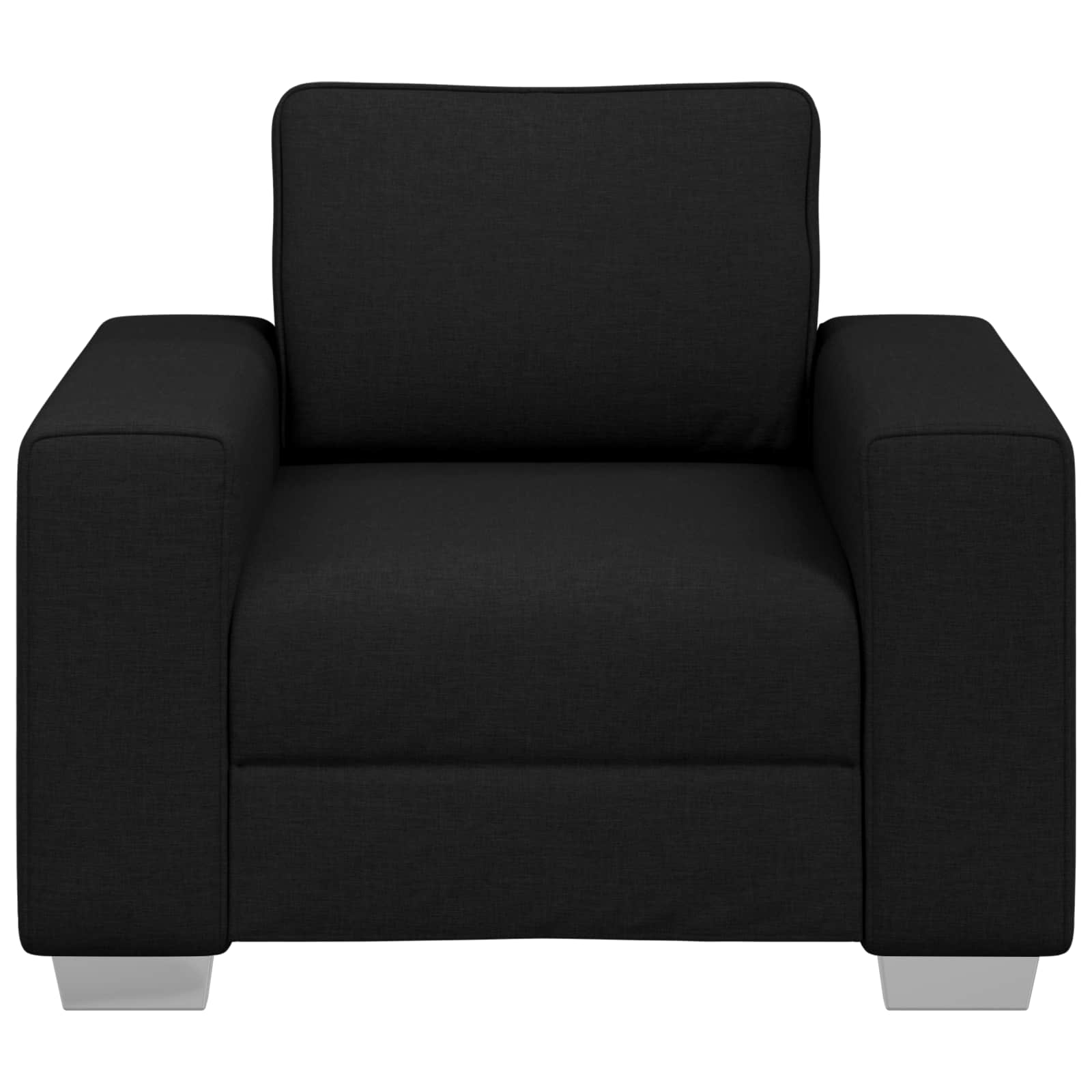 Καναπές Μαύρο 100 x 80 x 82 εκ ύφασμα - Pakobazaar
