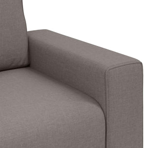 Καναπές Taupe 100 x 80 x 82 εκ ύφασμα - Pakobazaar