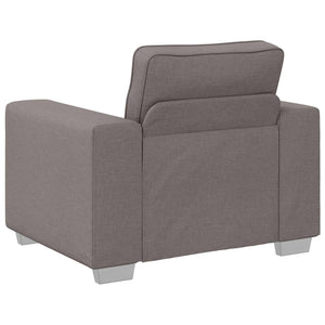 Καναπές Taupe 100 x 80 x 82 εκ ύφασμα - Pakobazaar