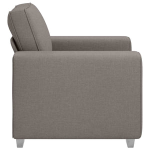 Καναπές Taupe 100 x 80 x 82 εκ ύφασμα - Pakobazaar