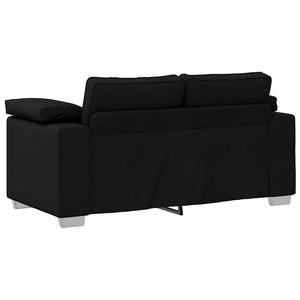 Καναπές Μαύρο 160 x 80 x 82 εκ ύφασμα - Pakobazaar