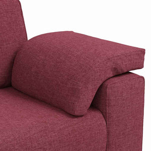 Καναπές Κόκκινο 160 x 80 x 82 εκ ύφασμα - Pakobazaar