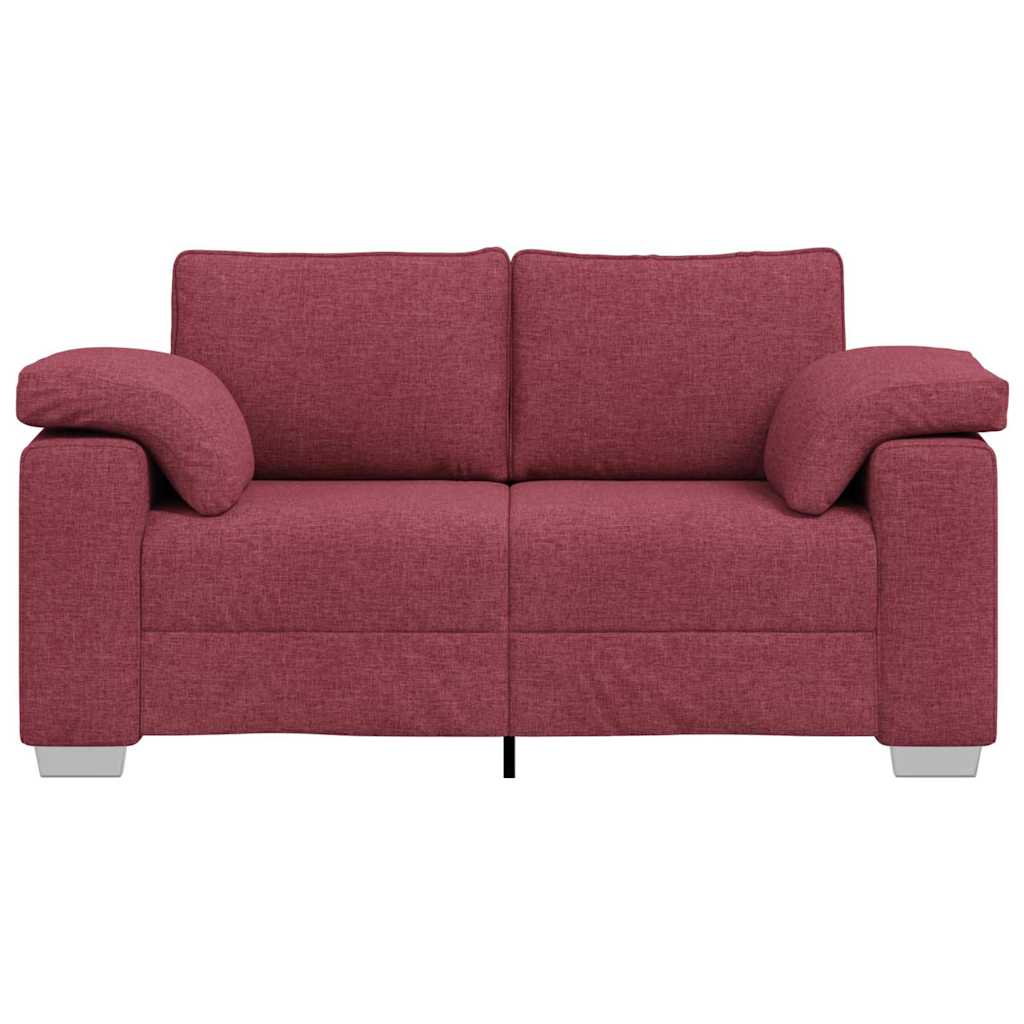 Καναπές Κόκκινο 160 x 80 x 82 εκ ύφασμα - Pakobazaar
