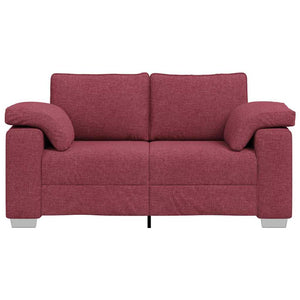 Καναπές Κόκκινο 160 x 80 x 82 εκ ύφασμα - Pakobazaar