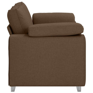 Καναπές Καφέ 160 x 80 x 82 εκ ύφασμα - Pakobazaar