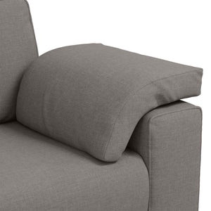 Καναπές Taupe 160 x 80 x 82 εκ ύφασμα - Pakobazaar