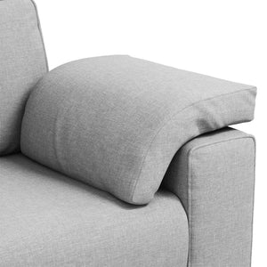 Καναπές Σκίουρος Γκρί 160 x 80 x 82 εκ ύφασμα - Pakobazaar