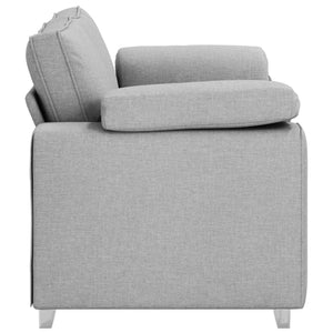 Καναπές Σκίουρος Γκρί 160 x 80 x 82 εκ ύφασμα - Pakobazaar