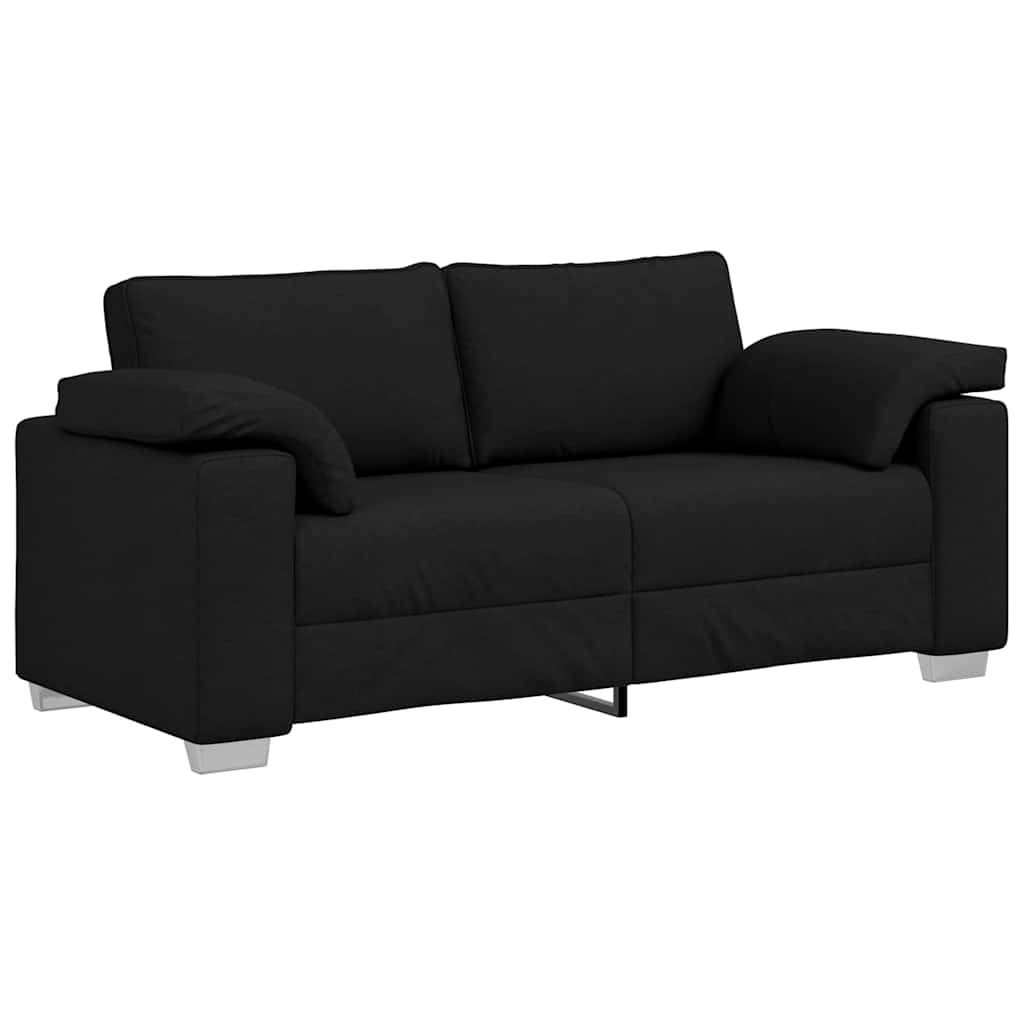 Καναπές Μαύρο 180 x 80 x 82 εκ ύφασμα - Pakobazaar
