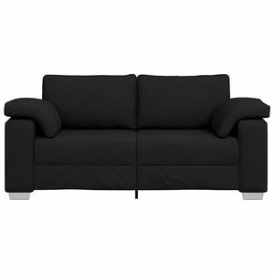 Καναπές Μαύρο 180 x 80 x 82 εκ ύφασμα - Pakobazaar