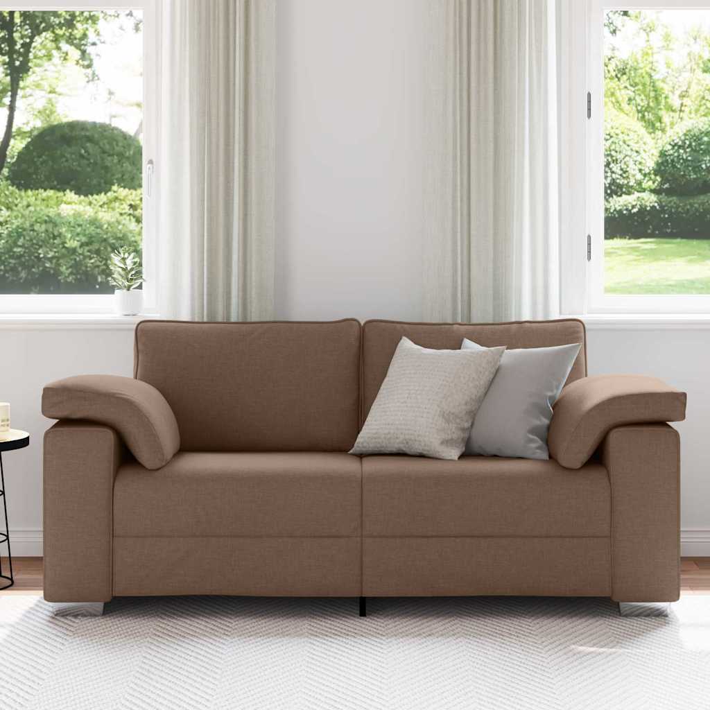 Καναπές Καφέ 180 x 80 x 82 εκ. ύφασμα - Pakobazaar