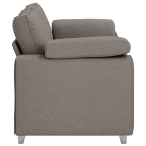 Καναπές Taupe 180 x 80 x 82 εκ ύφασμα - Pakobazaar