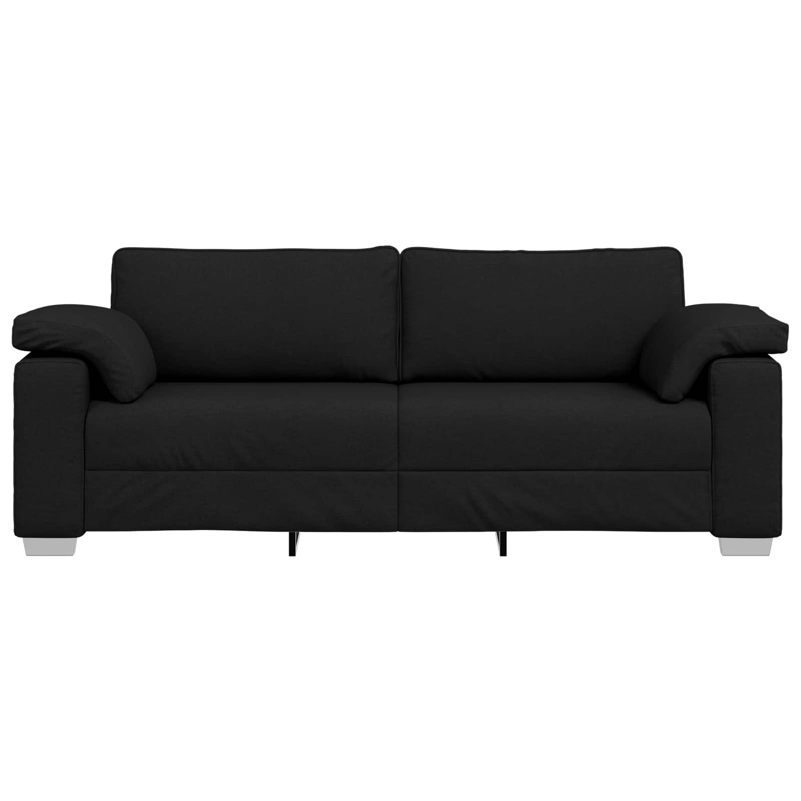 Καναπές Μαύρο 219 x 80 x 82 εκ ύφασμα - Pakobazaar