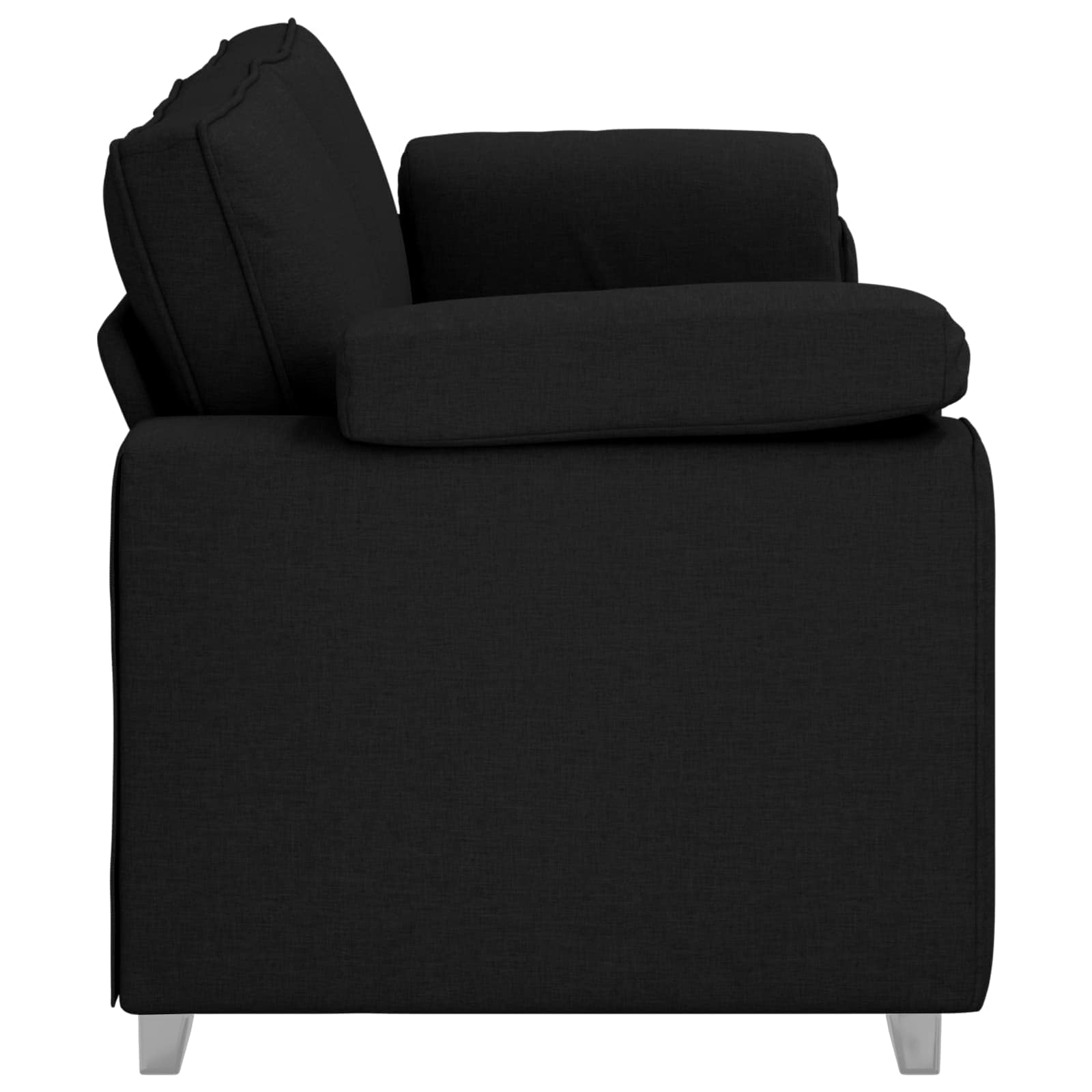 Καναπές Μαύρο 219 x 80 x 82 εκ ύφασμα - Pakobazaar