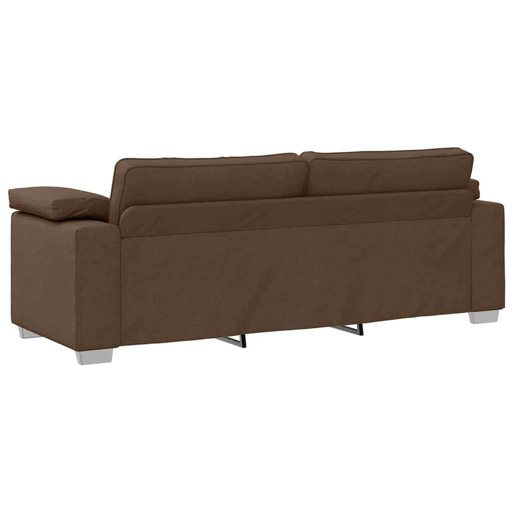Καναπές Καφέ 219 x 80 x 82 εκ ύφασμα - Pakobazaar
