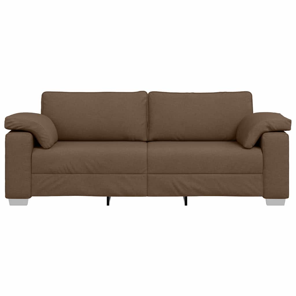 Καναπές Καφέ 219 x 80 x 82 εκ ύφασμα - Pakobazaar