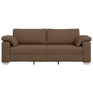 Καναπές Καφέ 219 x 80 x 82 εκ ύφασμα - Pakobazaar
