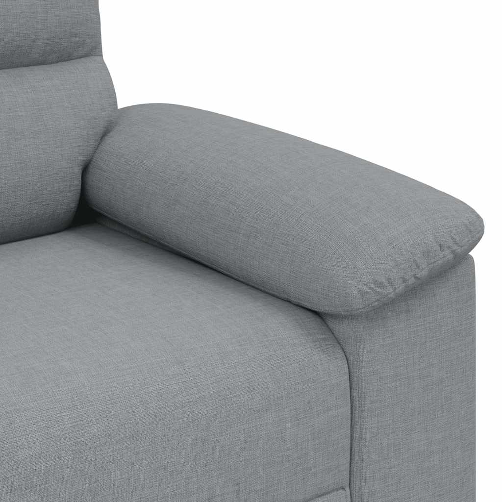 Διθέσιος Καναπές Ανοιχτό Γκρι 160x81x84 εκ. Ύφασμα - Pakobazaar