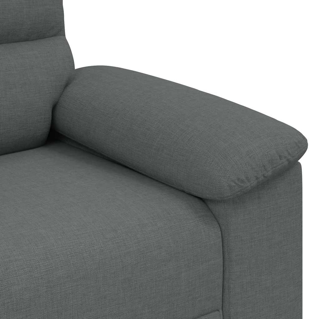 Διθέσιος Καναπές Σκούρο Γκρι 160x81x84 εκ. Ύφασμα - Pakobazaar
