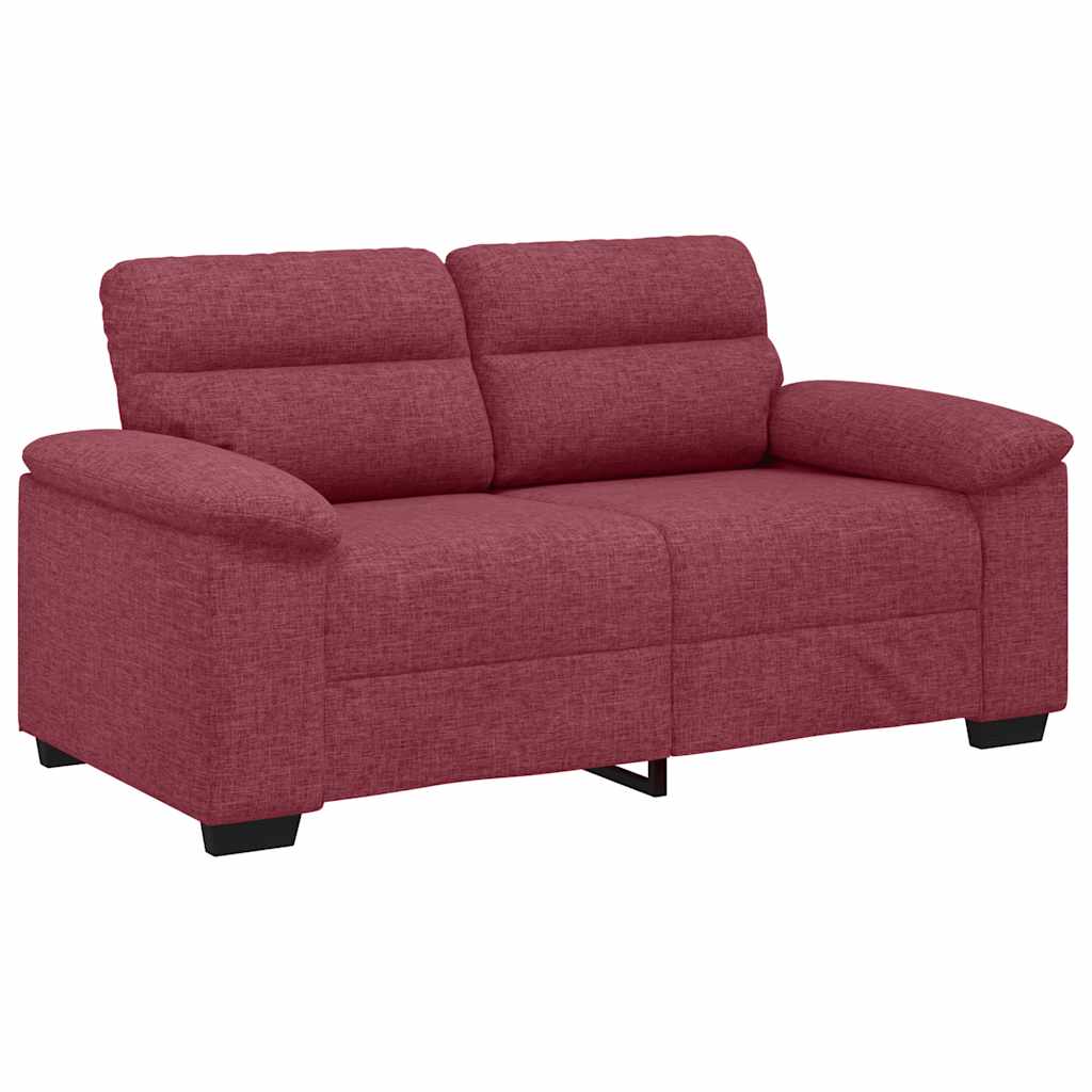 Διθέσιος Καναπές Κόκκινος 160x81x84 εκ. Ύφασμα - Pakobazaar