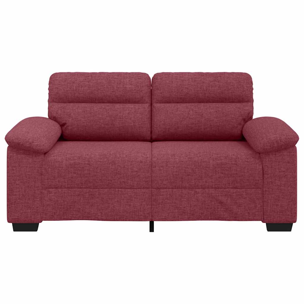 Διθέσιος Καναπές Κόκκινος 160x81x84 εκ. Ύφασμα - Pakobazaar