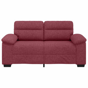 Διθέσιος Καναπές Κόκκινος 160x81x84 εκ. Ύφασμα - Pakobazaar