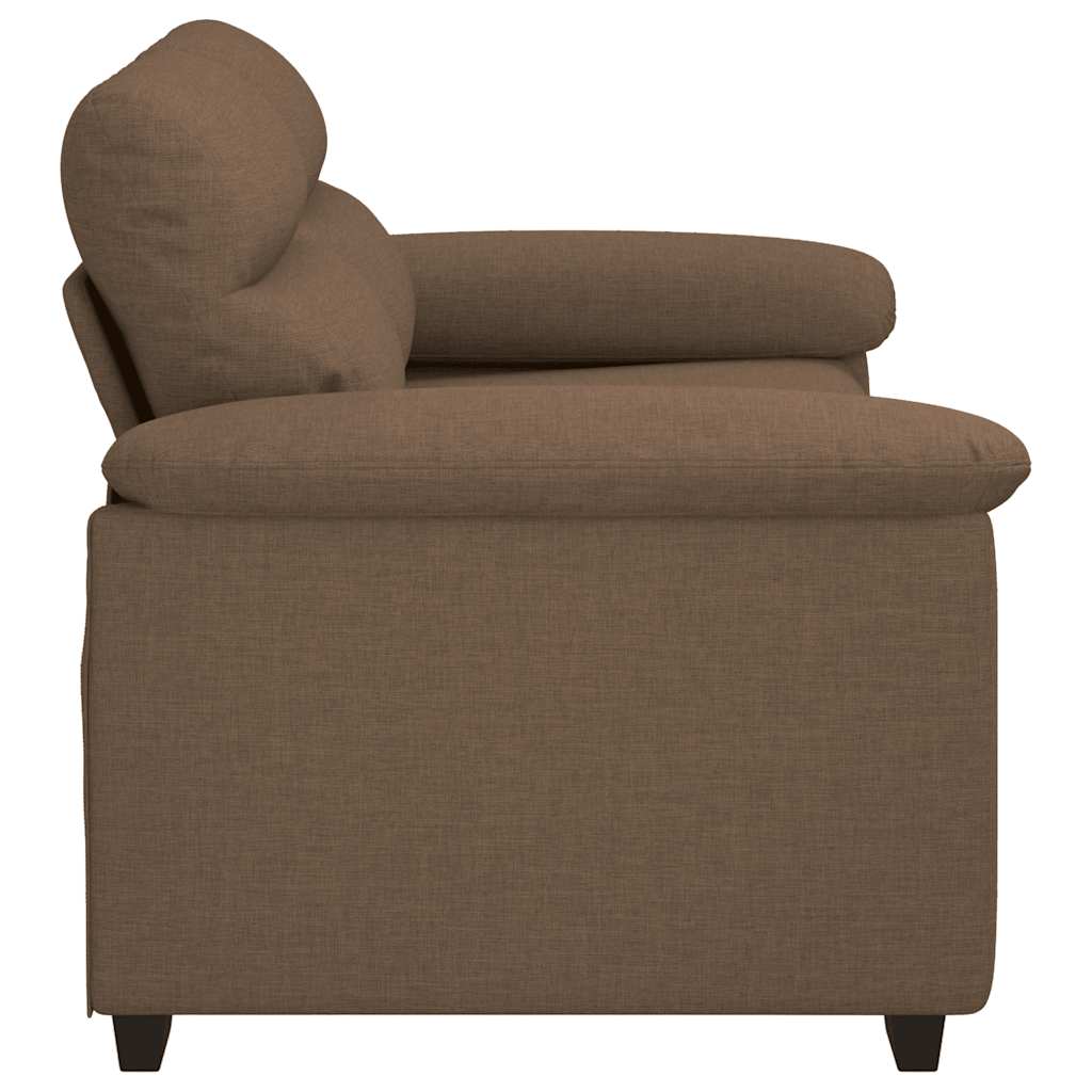 Διθέσιος Καναπές Καφέ 160x81x84 εκ. Ύφασμα - Pakobazaar