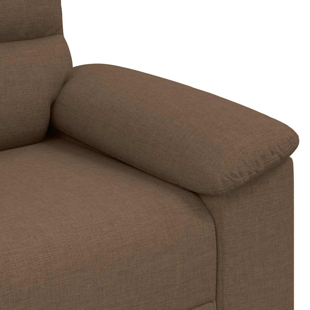 Διθέσιος Καναπές Καφέ 160x81x84 εκ. Ύφασμα - Pakobazaar