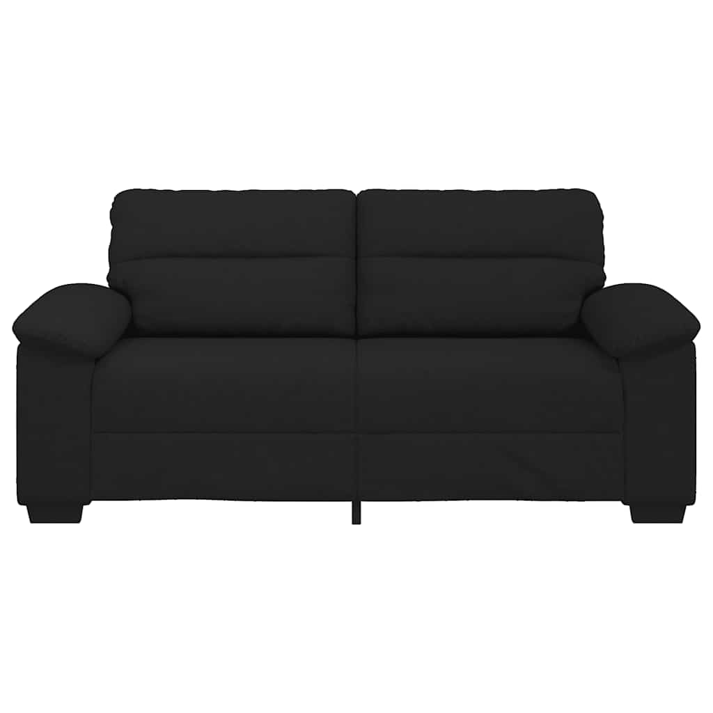 Διθέσιος Καναπές Μαύρος 180x81x84 εκ. Ύφασμα - Pakobazaar