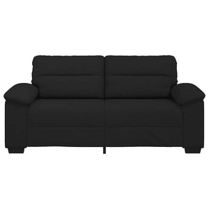 Διθέσιος Καναπές Μαύρος 180x81x84 εκ. Ύφασμα - Pakobazaar