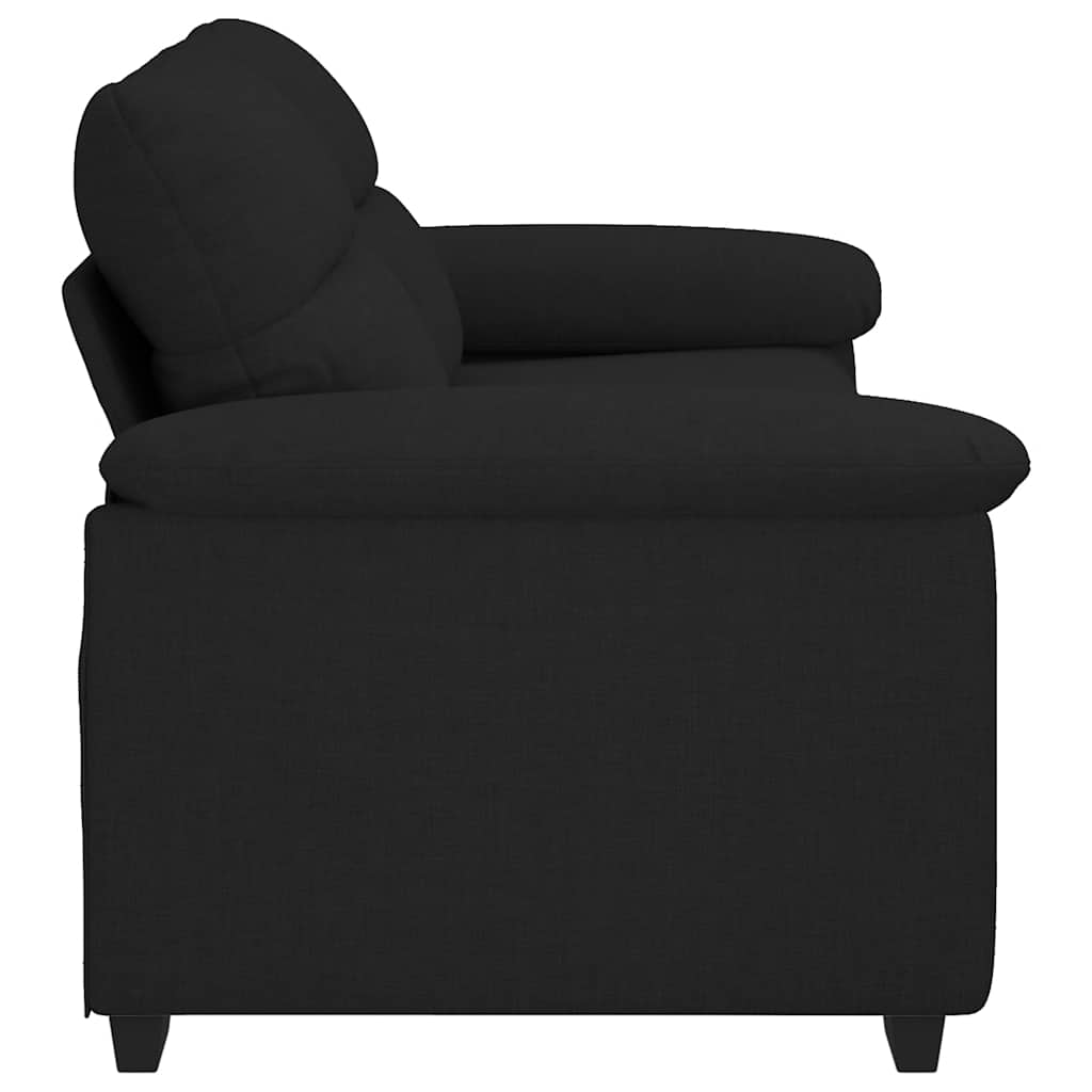 Διθέσιος Καναπές Μαύρος 180x81x84 εκ. Ύφασμα - Pakobazaar