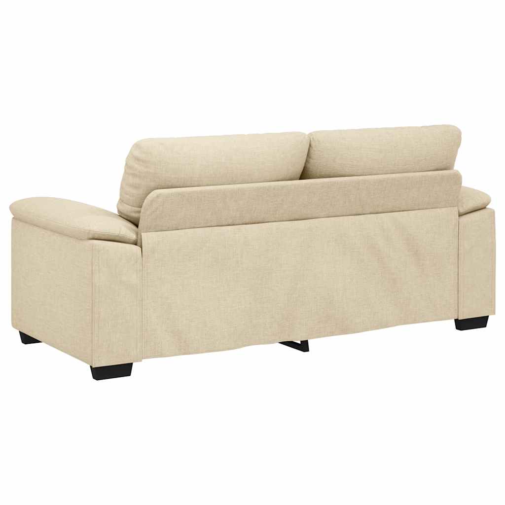 Διθέσιος Καναπές Κρεμ 180x81x84 εκ. Ύφασμα - Pakobazaar