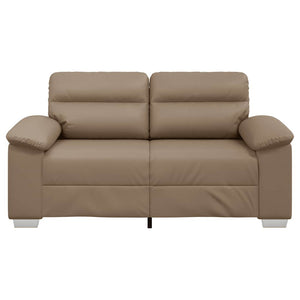 Διθέσιος Καναπές Cappuccino 160x81x84 εκ. από Συνθετικό Δέρμα - Pakobazaar